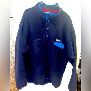 Men's Lightweight Synchilla® Snap-T® Fleece Pullover- Size XL-Blue